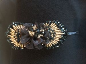 Black and Gold Beads  - Headbands  - HA68 - Cocomotion  