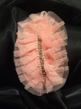 Vintage Pink Pearl and diamond  - Headbands  - HA26 - Cocomotion  